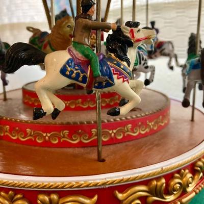 Sale Photo Thumbnail #135: Mr. Christmas Triple Decker Carousel with Lights and Music!!  Very nice piece.  No damage noted and everything works nicely