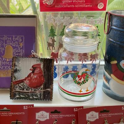 Sale Photo Thumbnail #141: Ornaments, cards, Candles, Hooks etc