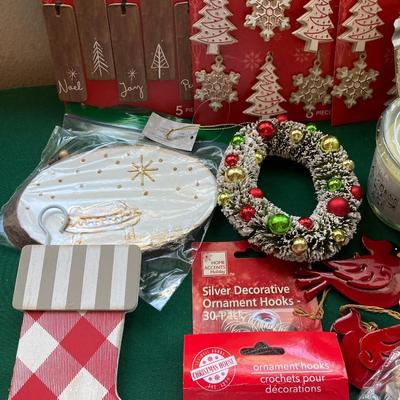 Sale Photo Thumbnail #140: Ornaments, cards, Candles, Hooks etc