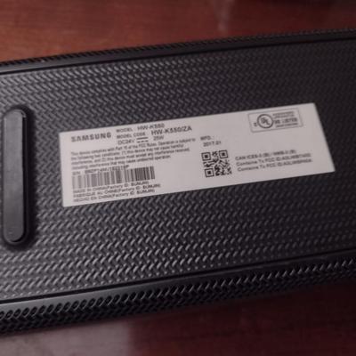Samsung Model HW-K550 Sound Bar