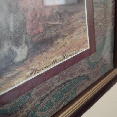 Framed Art Print Cat Theme