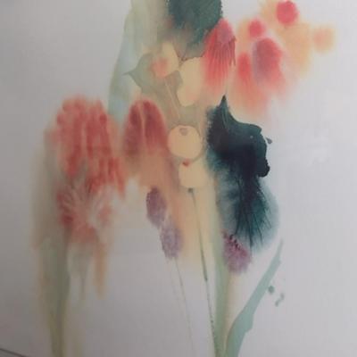 Framed Watercolor Art by Nechis