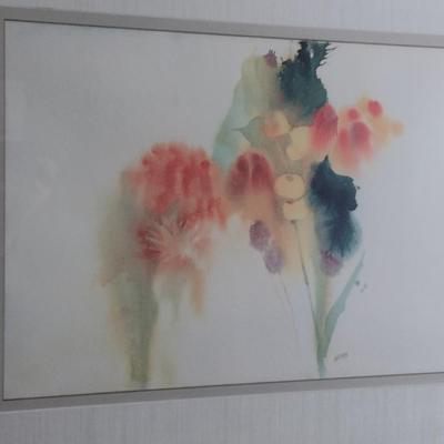 Framed Watercolor Art by Nechis