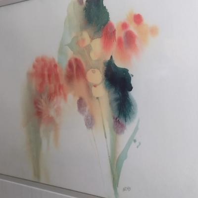 Framed Watercolor Art by Nechis