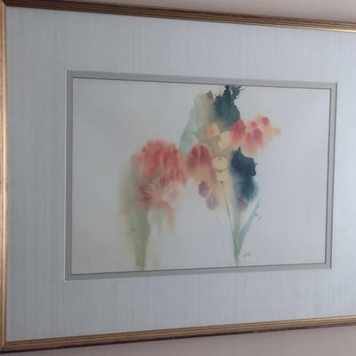 Framed Watercolor Art by Nechis