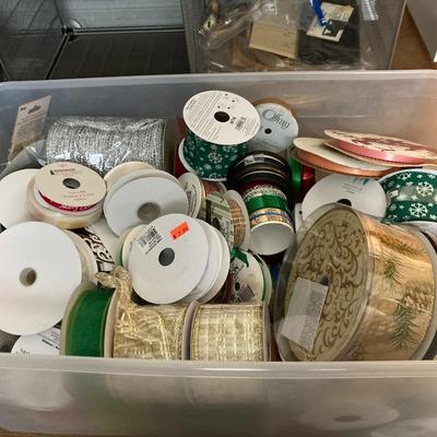 Sale Photo Thumbnail #158: Tote full of ribbon