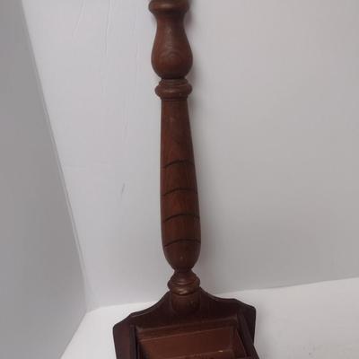 Pair of Vintage Solid Wood Wall Decor Plate Holder is Three Mountaineers Asheville, NC