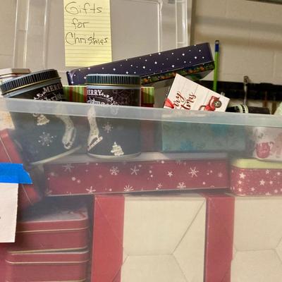 Sale Photo Thumbnail #159: Large tote,  included, full of various gift boxes