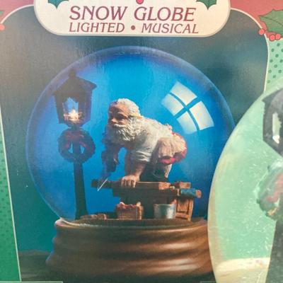 Sale Photo Thumbnail #160: Large lighted snow globe