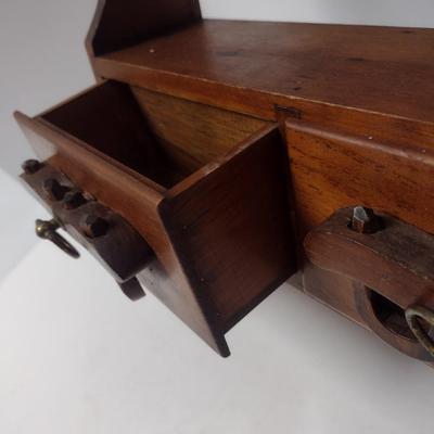 Vintage Solid Wood Spice Rack Kennedy Brothers