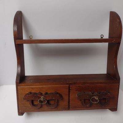 Vintage Solid Wood Spice Rack Kennedy Brothers