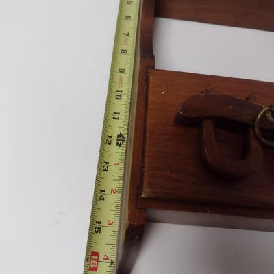 Vintage Solid Wood Spice Rack Kennedy Brothers