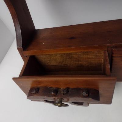 Vintage Solid Wood Spice Rack Kennedy Brothers