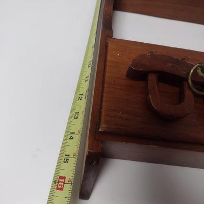 Vintage Solid Wood Spice Rack Kennedy Brothers