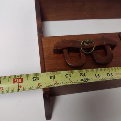 Vintage Solid Wood Spice Rack Kennedy Brothers