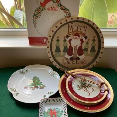 Sale Photo Thumbnail #165: Tray, Fitz & Floyd plate, Glassware