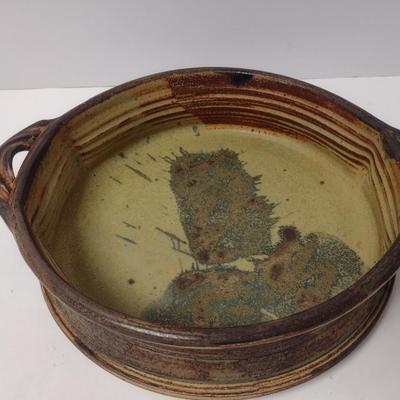 Studio Art Pottery Centerpiece Bowl Signed by Artist