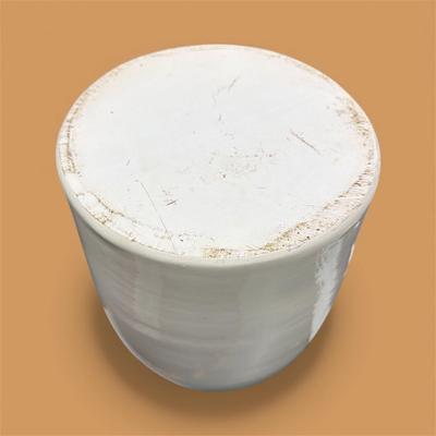 Sale Photo Thumbnail #353: White Ceramic Farmhouse Style Jug with a Sepia Toned Pastoral Landscape Design