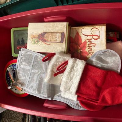 Sale Photo Thumbnail #181: Full tote, included, tins, stockings, boxes.  Most brand new