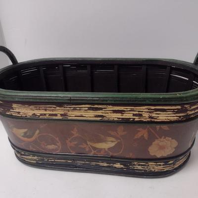 Painted Yarn or Magazine Basket