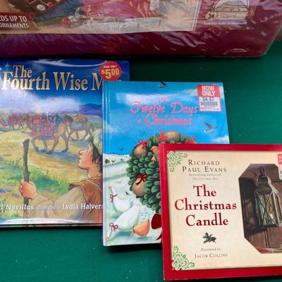 Sale Photo Thumbnail #182: Books and ornament storage bags