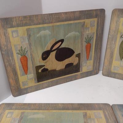 Set of Four Pimpernel English Farm Livestock Placemats