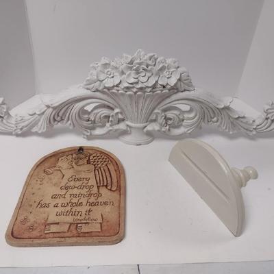 Set of Three Patio Porch Wall Decor Items