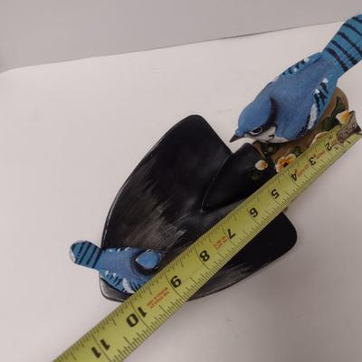 Pair of Garden Decor Wild Bird Themed Items