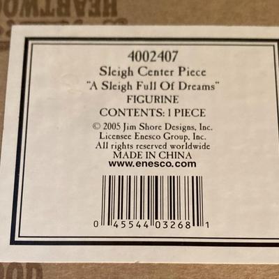 Sale Photo Thumbnail #200: In new condition.  Jim Shore Collectible  2005 "A Sleigh Full of Dreams"