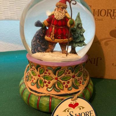 Sale Photo Thumbnail #205: Jim Shore Snow Globe with music.  Like new in box