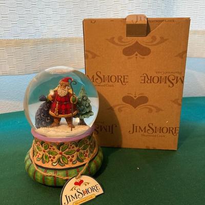 Sale Photo Thumbnail #206: Jim Shore Snow Globe with music.  Like new in box