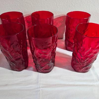 Sale Photo Thumbnail #208: Ruby Red 6.5"
Set of 8
No chips or cracks.