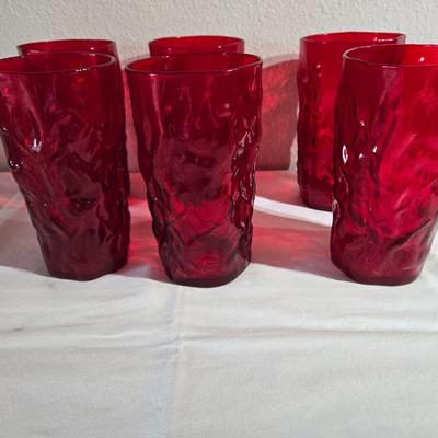 Sale Photo Thumbnail #207: Ruby Red 6.5"
Set of 8
No chips or cracks.