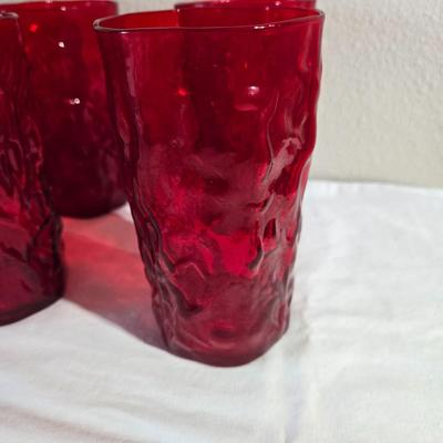 Sale Photo Thumbnail #209: Ruby Red 6.5"
Set of 8
No chips or cracks.