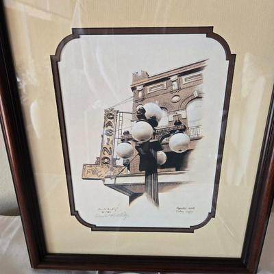 Sale Photo Thumbnail #218: Signed print by Tampa artist Arnold Martinez