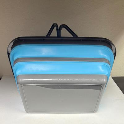 Sale Photo Thumbnail #459: SAMMART 15L (4 Gallon) Collapsible Rectangular Handy Tub/Basket/Bucket.  Like-new condition.