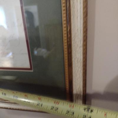 Framed Art Floral Print