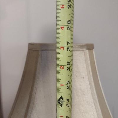 Pair of Matching Metal Post Buffet Lamps