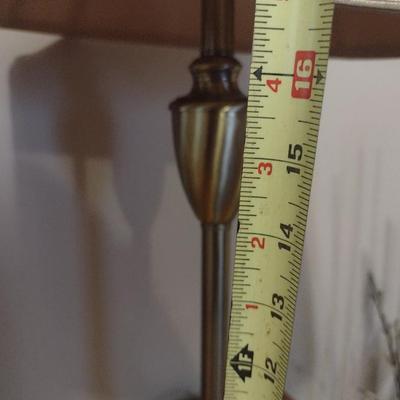 Pair of Matching Metal Post Buffet Lamps