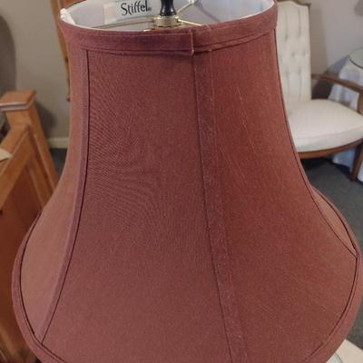 Metal Antique Bronze Finish Stiffel Lamp with Shade