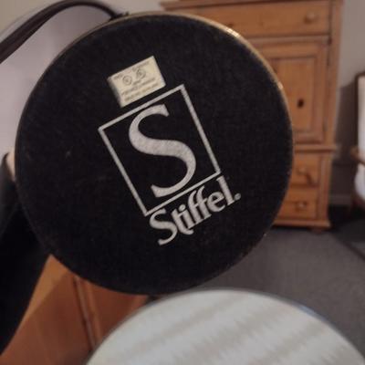 Metal Antique Bronze Finish Stiffel Lamp with Shade