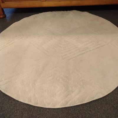 Turkish Palafito Round Area Rug 5'-3" Diameter