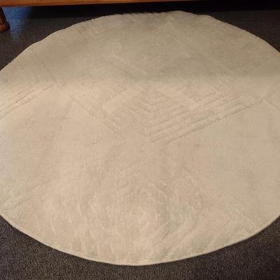 Turkish Palafito Round Area Rug 5'-3" Diameter