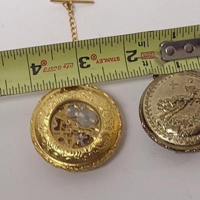 Set of Holiday Themed Pocket Watches and Pendent Watch