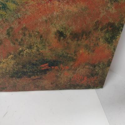 Original Art on Canvas Sierra Color Burst by Evelyn O. King