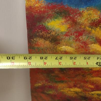 Original Art on Canvas Sierra Color Burst by Evelyn O. King