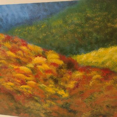 Original Art on Canvas Sierra Color Burst by Evelyn O. King