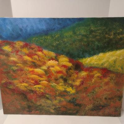 Original Art on Canvas Sierra Color Burst by Evelyn O. King