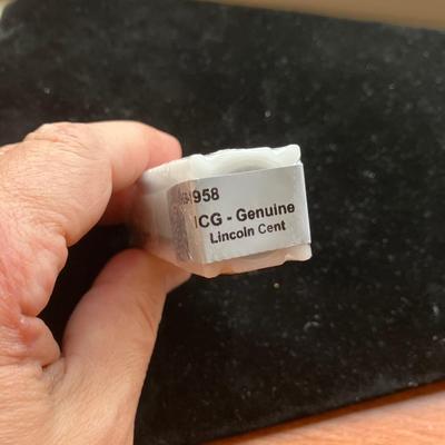 Sealed ICG-Authenticated Mixed-Date Lincoln Wheat Cent Roll – 1909–1958 (50 Coins) – ICG Genuine