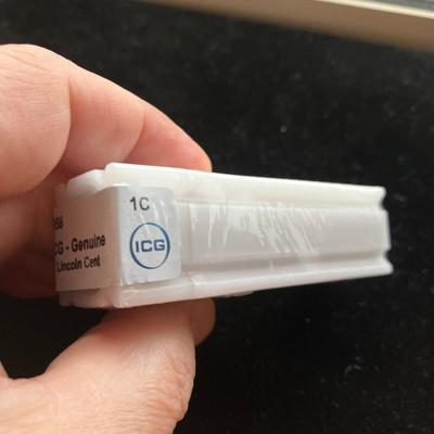 Sealed ICG-Authenticated Mixed-Date Lincoln Wheat Cent Roll – 1909–1958 (50 Coins) – ICG Genuine